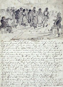 Terpsícore en The Flat Creek Quarters, Pea Ridge, c.1860