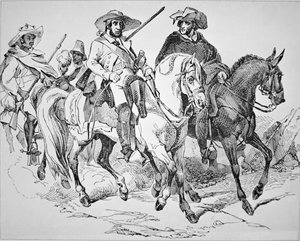 Rangers de Texas durante el período de la República de Texas (1836-45) 1842 de American School