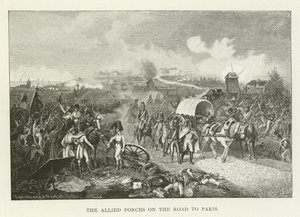 Las fuerzas aliadas en camino a París de American School