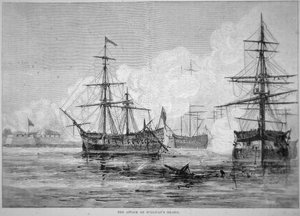 El ataque a la Isla de Sullivan, 28 de junio de 1776