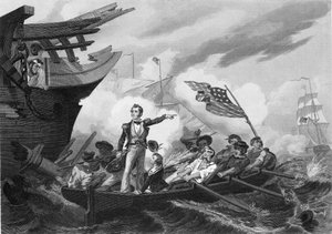 La batalla del lago Erie de American School