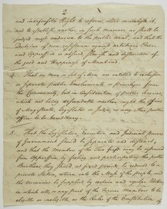 La Carta de Derechos, copia firmada en Federal Hall, 1789 de American School