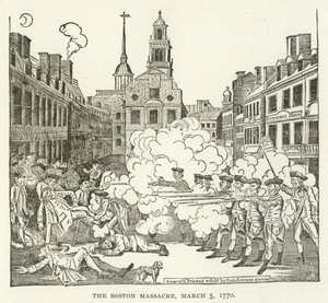 La masacre de Boston, 5 de marzo de 1770 de American School