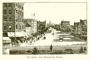 El Capitolio, desde la Avenida Pensilvania de American School