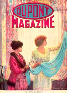 El Encanto del Color, portada de la revista DuPont, septiembre de 1918