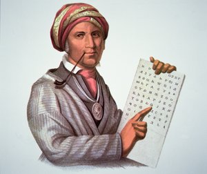 El erudito Cherokee, Sequoyah (1776-1843)