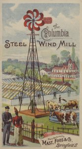 El molino de viento de acero Columbia de American School