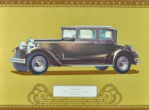 The Coupe, A Custom Eight de Packard, pub.1930 (litografía en color) de American School