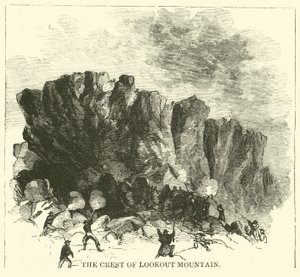 La Cresta de Lookout Mountain, noviembre de 1863