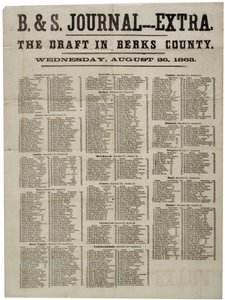 El Reclutamiento en el Condado de Berks, 26 de agosto de 1863 de American School
