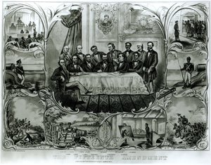 La Decimoquinta Enmienda, firmada por el presidente Ulysses S. Grant (1822-85) marzo de 1870