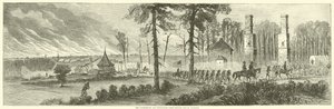 Los Cuerpos Decimocuarto y Vigésimo moviéndose fuera de Atlanta, noviembre 1864 de American School