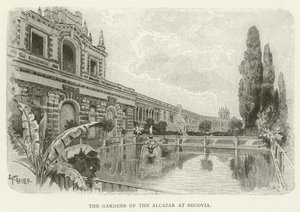 Los jardines del Alcázar en Segovia de American School