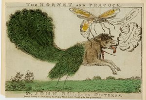 El Hornet y el Peacock, o, John Bull en apuros, 1813