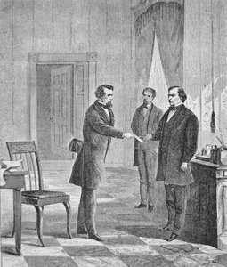 El juicio político del presidente Andrew Johnson (1808-75) 1868