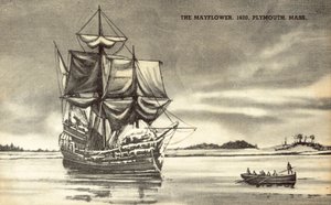 El Mayflower en Plymouth, Massachusetts
