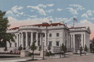 The Memorial Continental Hall, Washington DC (litografía en color)