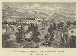 El Templo Mormón y el Bloque de los Profetas