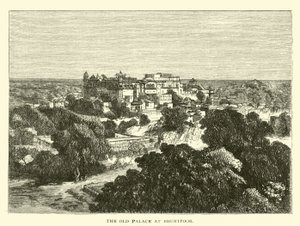El Antiguo Palacio en Bhurtpoor