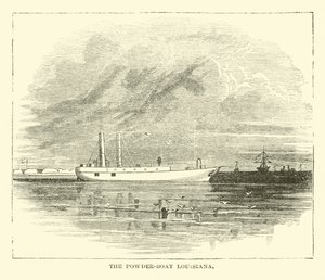 El barco de pólvora Louisiana, diciembre 1864