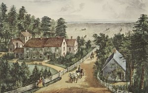 El hogar del granjero occidental, pub. 1871 de American School