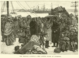 La Puerta Occidental, el embarcadero en Liverpool de American School