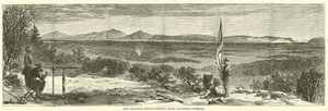 La estación de señales avanzada cerca de Ringgold, Georgia, mayo de 1864