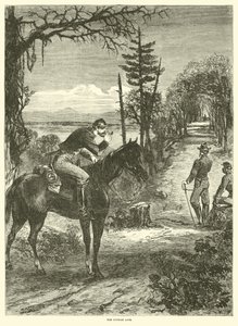 La línea de correos, abril de 1863 de American School