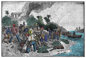 La muerte del capitán Edward Davis de American School