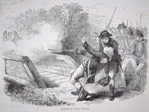 La muerte de Isaac Davis en el Puente de Concord de American School