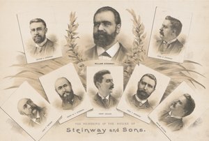 Los miembros de la Casa de Steinway and Sons de American School