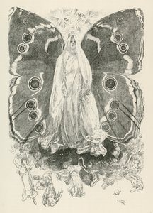 Titania, personaje de la obra de William Shakespeare Sueño de una noche de verano (grabado) de American School