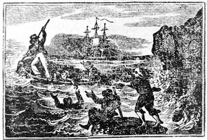 Portada del Relato de la Pérdida del Essex, 1824 de American School