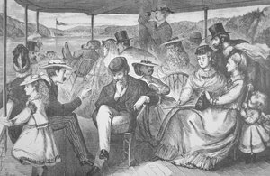 Viaje en el vapor del río Hudson de American School