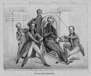 Tira y afloja de la coalición, 1831 de American School