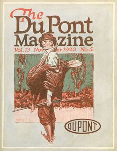 Cazador de Pavos, portada de la revista DuPont, noviembre de 1920