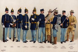 Ejército de EE.UU., uniformes de American School