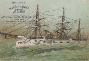 Crucero de la Marina de EE.UU. USS Chicago, 1898 de American School