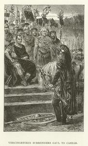 Vercingétorix se rinde a César