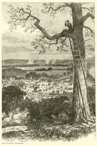 Vista de Chattanooga y el campamento federal, noviembre de 1863