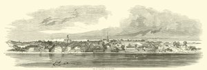 Vista de Vicksburg desde el río, junio 1862 de American School