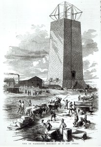 Vista del Monumento a Washington como aparece ahora, de 
