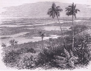 Vista de las Bermudas, ilustración de Cassell