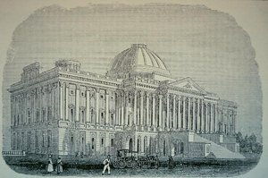 Vista del Capitolio, c.1848 (grabado) de American School