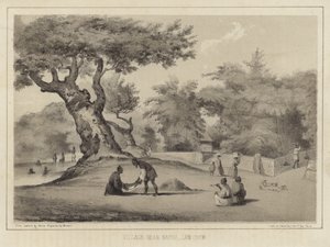 Aldea cerca de Napha, Lew Chew (Islas Ryukyu)