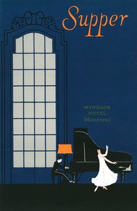 Menú Vintage del Hotel Windsor en Montreal de American School
