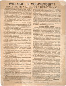 ¿Quién será vicepresidente? George Pendleton vs. Andrew Johnson (elección de 1864), 1864