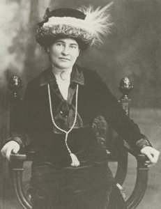 Willa Cather, c.1910 (grabado) de American School