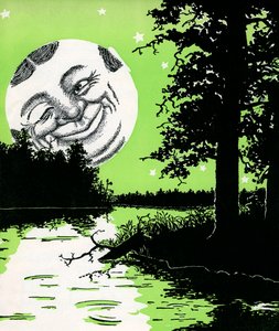 El guiño del "hombre en la luna" sobre un paisaje fluvial de American School