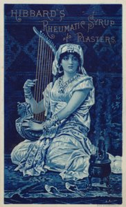 Mujer tocando el arpa